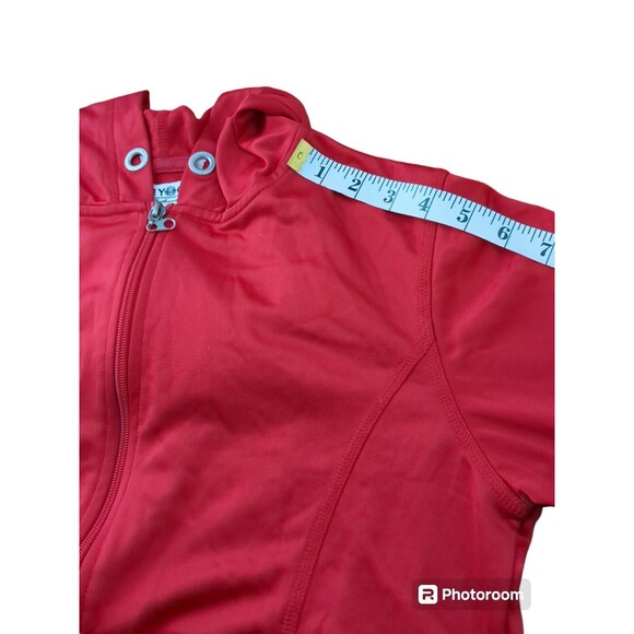 NYCE Clothing Co. Women's Bright Red Hooded Jacket Size M.  No String - Picture 7 of 11